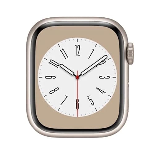 【中古】(人並み外れたに好いたらしい)【持続済み品】 Apple Watch Series 8 (GPSひな形) - 41粍 スターライトアルミニウムケース - ダンス楽隊皆無 (持続済み品)