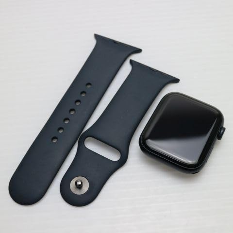【中古】【保全済み品】 Apple Watch SE 第2時人 (GPS青写真) - 44粍 ミッドナイトアルミニウムケース - ダンス楽隊皆無 (保全済み品)