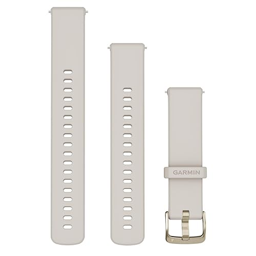 【中古】GARMIN(ガーミン) Quick Release ダンス楽隊 18粍 Ivory Silicone／Cream Gold 【日本定め事品】