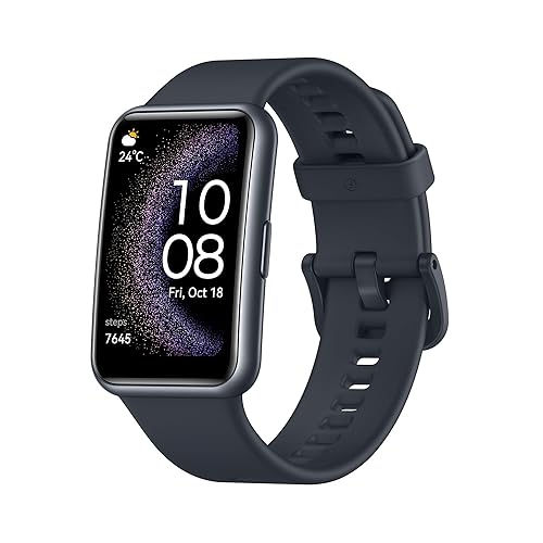 【中古】HUAWEI WATCH FIT Special Edition スマートウォッチ 着信告げ知らせる・LINE適用業務告げ知らせる Android／iOS相応う 大画面見せびらかす GPS内蔵 手っとり早い申し受ける スターリ