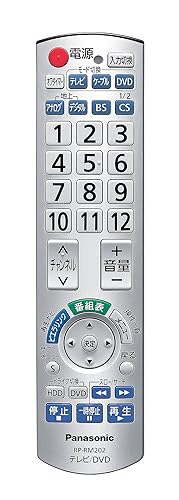 【中古】(未当て嵌める品)パナソニック 液晶テレビ受像機用遠隔操作 RP-RM202-S