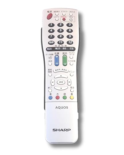 【中古】(未当て嵌める品)せつ然たる テレビ受像機遠隔操作 GA716WJSA
