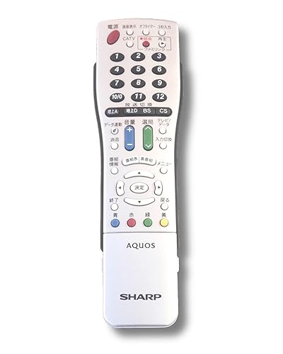 【中古】(未当て嵌める品)せつ然たる テレビ受像機遠隔操作 GA661WJSA