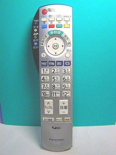 【中古】(未当て嵌める品)パナソニック テレビ受像機遠隔操作 EUR7660Z20