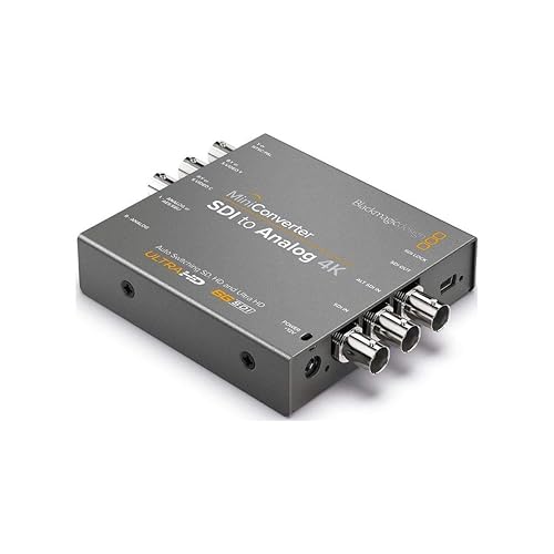 【中古】(未当て嵌める品)Blackmagic Design 変換器 Mini Converter SDI to Analog 4K 002591