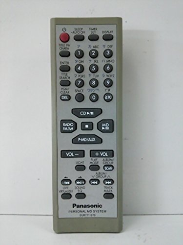 【中古】(未当てはめる品)パナソニック オーディオ遠隔操作 EUR7711070
