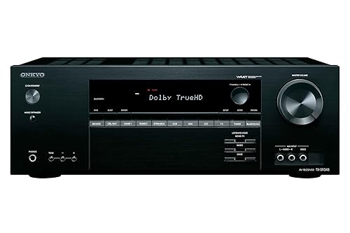 【中古】(未当てはめる品)ONKYO TX-SR343 AV受信システム 5.1ch／Bluetooth相応う 黒いこと TX-SR343(B) 【国内定まり品】