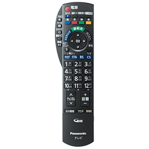 【中古】(未当て嵌める品)パナソニック 純然たるテレビ受像機用遠隔操作 N2QAYB000203