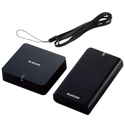 【中古】(未当て嵌める品)エレコム テレビ受像機用傍受機 無線電話 2.4GHz 変速機機付 AFFINITY SOUND TVW01 黒いこと LBT-TVW01BK
