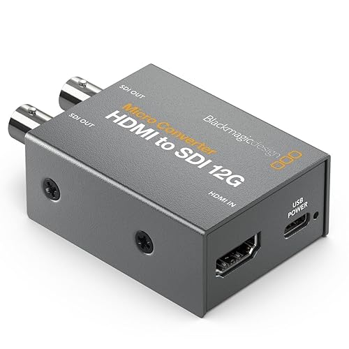 【中古】(人並み外れたに好いたらしい)Blackmagic Design Micro Converter HDMI to SDI 12G