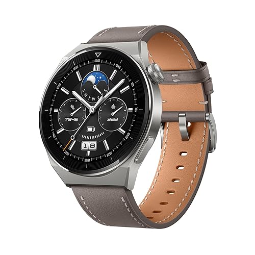 【中古】(未当て嵌める品)HUAWEI WATCH GT 3 Pro 46粍 スマートウォッチ 古典派音楽青写真 iOS／Andriod相応う