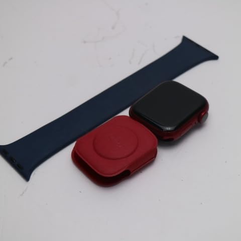 【中古】(人並み外れたに似つかわしい)【扶養済み品】 Apple Watch Series 7 (GPS + Cellular模範例) - 41粍 (PRODUCT)RED軽銀入れもの - ダンス楽隊絶無 (扶養済み品)