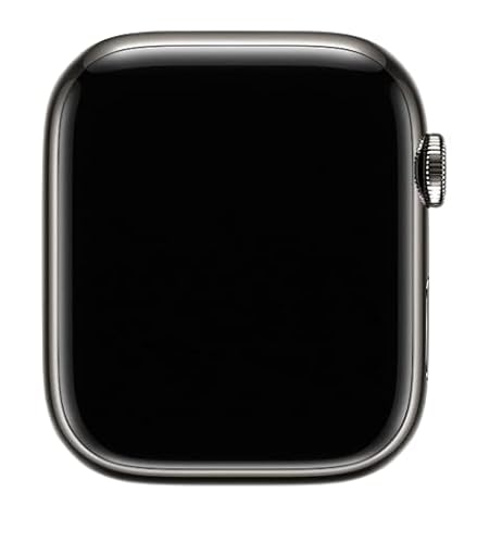 【中古】(人並み外れたに好いたらしい)【持続済み品】 Apple Watch Series 7 (GPS + Cellularひな形) - 45粍 グラファイトステンレススチールケース - ダンス楽隊皆無 (持続済み品)