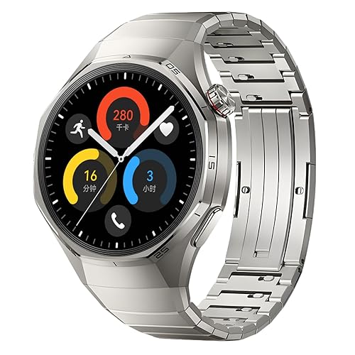 【中古】(人並み外れたに好いたらしい)[Tyqzor] 互換性のないHUAWEI GT5 Pro 46粍専用 超軽さチタン時辰儀ダンス楽隊、名取り草取り付け、側面横すべり合わせる、物の具不必要、抗菌耐アレルギー反応