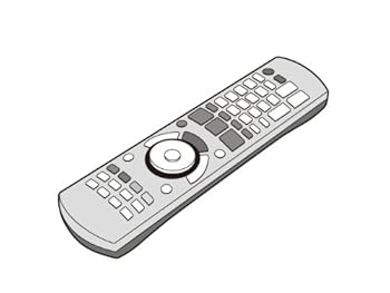 【中古】(未当て嵌める品)Panasonic ブルーレイディスクレコーダー用遠隔操作 N2QAYB000564