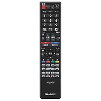【中古】SHARP(せつ然たる) 純然たるテレビ受像機用遠隔操作 RRMCGD162WJSA【部分品電話番号：0106380480】