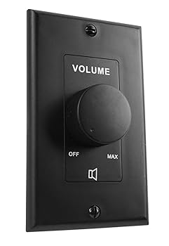 【中古】Rockville VOL70100 100ワット 70V 黒いこと 壁 音の大きさ抑えつける ゾーンコントローラーボックス