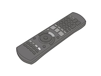 【中古】(未当て嵌める品)Panasonic ハイビジョンブルーレイディスクレコーダー用遠隔操作 N2QAYB000607