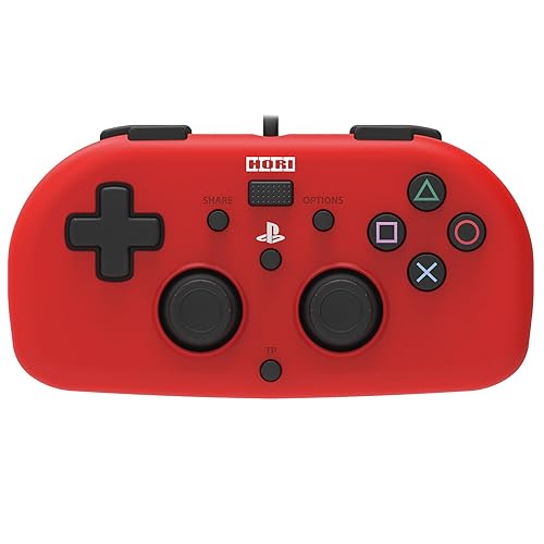 【中古】(未使用品)【SONYライセンス商品】ワイヤードコントローラーライト for PS4 レッド【PS4対応】|COCOHOUSE