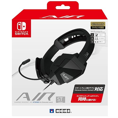 【中古】(未使用品)【Nintendo Switch対応】ゲーミングヘッドセット AIR STEREO for Nintendo Switch スマートフォン向け「オンラインロビー&ボイスチャット」アプ|COCOHOUSE