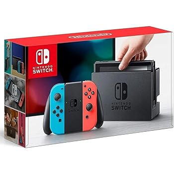【中古】【整備済み品】 Nintendo Switch 本体 (ニンテンドースイッチ) 【Joy-Con (L) ネオンブルー／ (R) ネオンレッド】 HAC-S-KABAA｜COCOHOUSE