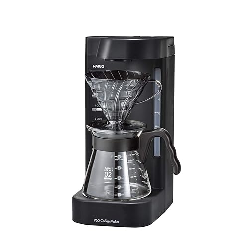 【中古】(未当て嵌める品)HARIO (ハリオ) ハリオ V60 カフェー王2 珈琲製造業者 EVCM2-5肺結核-AZ 黒いこと 2-5杯用