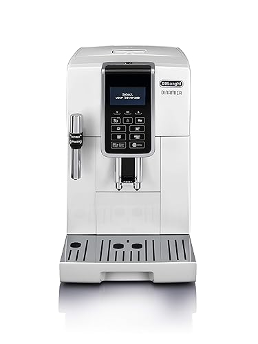 【中古】De'Longhi (デロンギ) 全自動コーヒーマシン ディナミカ ECAM35035W コーヒーメーカー 全6メニュー カフェジャポーネ搭載 スペシャルティ機能 液｜COCOHOUSE