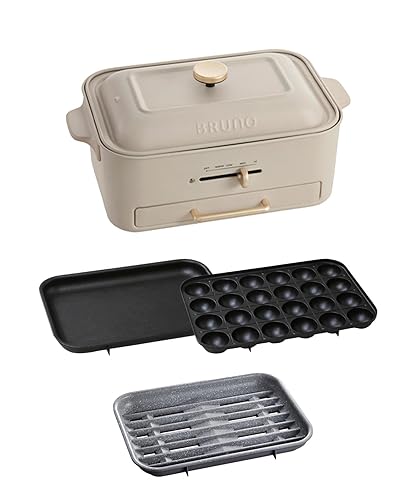 【中古】BRUNO 青色ノ コンパクトグリルホットプレート 減煙 煙が出にくい 焼肉食べ物屋 焼肉一皿 おうち焼肉 水準一皿 たこ焼き一皿 減煙グ