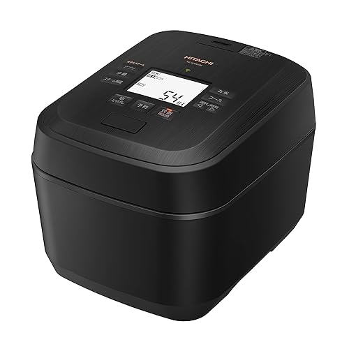 【中古】(未当て嵌める品)日立 炊飯器 5.5合 翦断応力\u0026水蒸気IH 蒸汽船とり捨てる RZ-W100GM K まっ黒 八代目儀兵衛 締めくくる 日本製 圧騰甘み炊き 大射撃能力 煮えくり返る鉄釜 ふっくら御膳