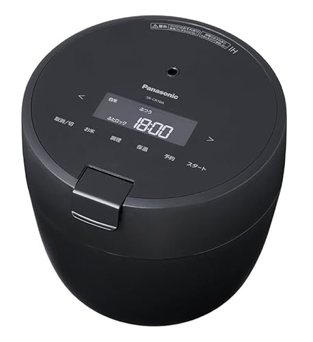 【中古】パナソニック 炊飯器 5合 翦断応力IH 新生きて行く 一人暮らし パウダーコンパクト大きさ 自動小銃膳立て鍋 無水膳立て／冷ややかさ膳立て能力のある ふた食洗機相応う 黒いこと SR-CR10A-K