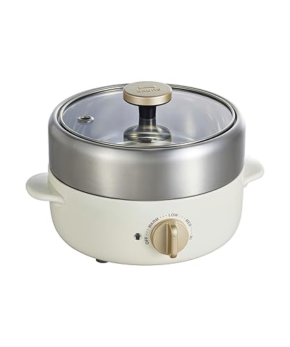 【中古】BRUNO 青色ノ 明かり鍋 一人用 二人用 コンパクトマルチグリルポット 卓上 白いこと BOE115-WH