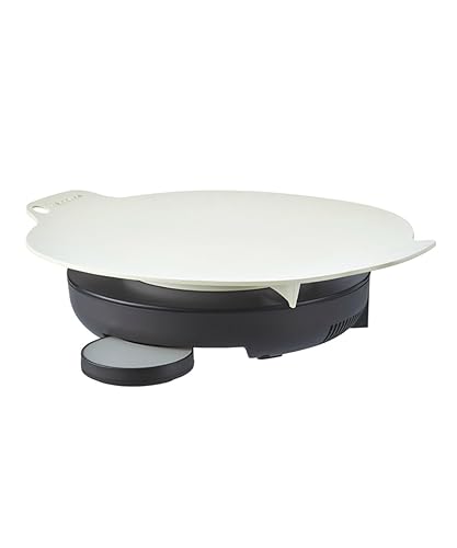 【中古】recolte レコルト 卓上IHクッキンググリドル IH煮炊き暖房器 熱っぽい一皿 今めかしい 丸型 薄型 差しわたし33糎 処方せん本付 焼く 炒める 煮る