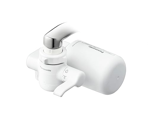 【中古】(未当て嵌める品)パナソニック 水道の栓直結浄水器 19物取っぱらう／年長命薬莢積み上げる Panasonic TK-CJ14-W