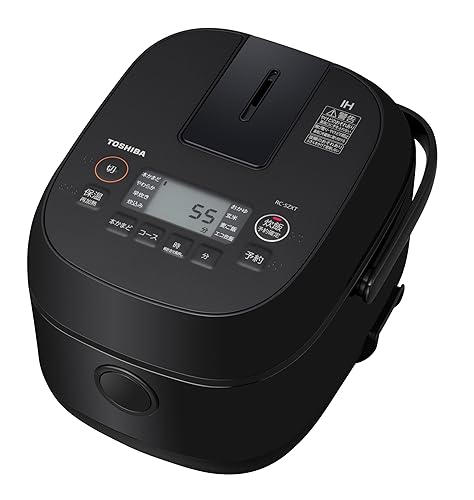 【中古】(未当て嵌める品)TOSHIBA(東芝) 炊飯器 3合 RC-5ZXT(K) 黒いこと 一人暮らし IH 玄米 保温24第四次元 新生きて行く