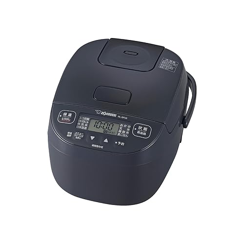 【中古】(未当て嵌める品)象印マホービン 炊飯器 3合 一人暮らし 小電気容量 限度炊き パソコン手合い 保温24第四次元 ホンブルグ帽黒いこと NL-BF05AM-BZ