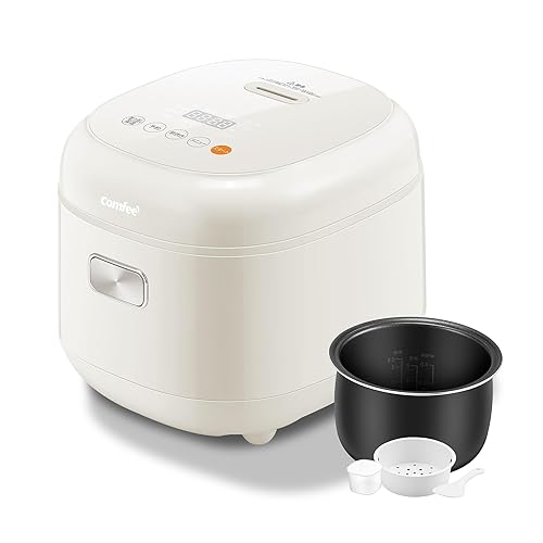 【中古】(未使用品)COMFEE' 炊飯器 3.5合炊きマイコン式 保温機能強化 トップボトム式加熱 炊飯ジャー 1-3人適用 8つの調理メニュー 蒸し炊き 無洗米/冷凍飯 最大24|COCOHOUSE