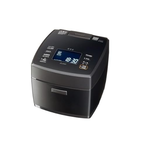 【中古】(未当て嵌める品)三菱電機 IH炊飯器 5.5合炊き NJ-VW10H-B 黒いこと 炭まっ黒 本炭釜 10ブランド名炊き分け