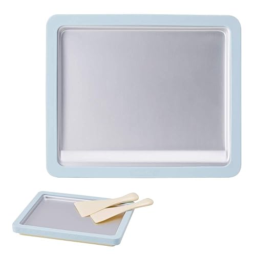 【中古】ドウシシャ シャーベット製造業者 ハピロール ファンファンシャーベット 処方せん付き添い人 ヘラ2本付 青色 DHRL-20