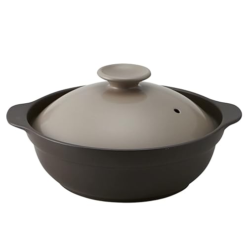 【中古】TAMAKI サーマテックIH相応う 超軽さ土鍋 9号 33糎 2,500ml モカ T-942345