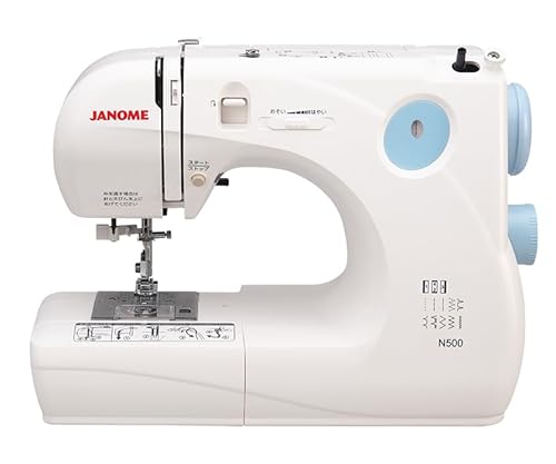 【中古】(未使用品)JANOME ジャノメ 電子ミシン N500 ハードカバー付き｜COCOHOUSE