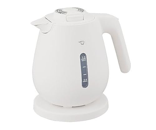 【中古】(非常に良い)象印マホービン 電気ケトル 1.0L ホワイト CK-DC10-WA|COCOHOUSE