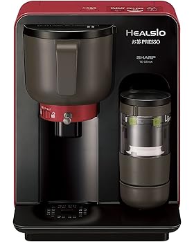 【中古】(人並み外れたに好いたらしい)SHARP HEALSIO 茶の葉PRESSO レツド系 TE-GS10A-R