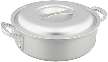 【中古】遠藤商事 TKG 両手なべ 端っこ鍋 30糎 軽銀製 IH相応う 外径×深さ(粍)326×100底板厚(粍)3.5底径(粍)210 掛け目(kg)2.1 御役目用 ASTM903