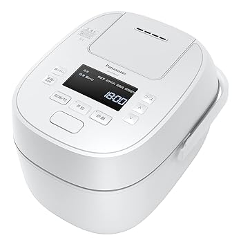 【中古】(非常に良い)パナソニック 炊飯器 一升 可変圧力&大火力おどり炊き 全面発熱6段IH式 ホワイト SR-MPW182-W|COCOHOUSE