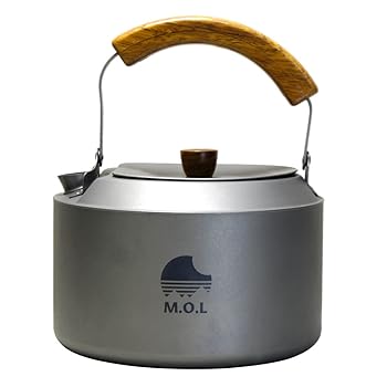 【中古】M.O.L チタン湯沸かし 900ml MOL-G014