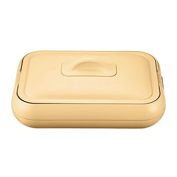 【中古】(未当て嵌める品)r?colte レコルト 熱っぽい一皿 RHP-1 recolte Hot Plate (05：ハニーイエロー（熱っぽい一皿本体))
