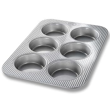 【中古】USA Pan ベーキング用具 アルミメッキスチールカップケーキとマフィン型 15-3／4 by 11 1240HM｜COCOHOUSE