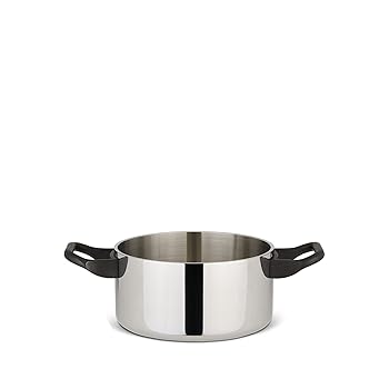 【中古】(未当て嵌める品)Alessi La Cintura Di Orione 16 糎 Casserole インチ 18／10 Stainless Steel