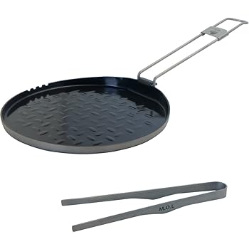 【中古】M.O.L チタン 食べ物屋食麺麭\u0026英トング 18糎 MOL-G016