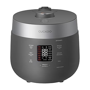 【中古】CUCKOO ツイン翦断応力炊飯器 6優勝杯未炊飯器／12優勝杯 焦げ付き押しとどめる肌付きポット付き添い人 全能上げ米製造業者\u0026ウォーマー 16献立て表オプション オー